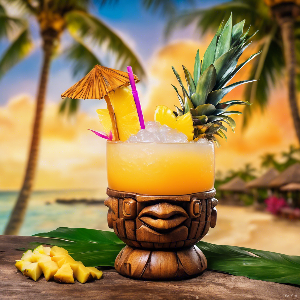 The Polynesian Paralysis: A Tiki Drink with a Bourbon Twist - Tiki.Fan